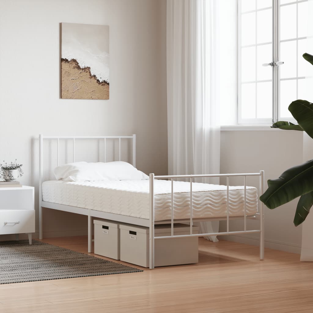 Materasso in Schiuma Bianco Durezza H2 H3