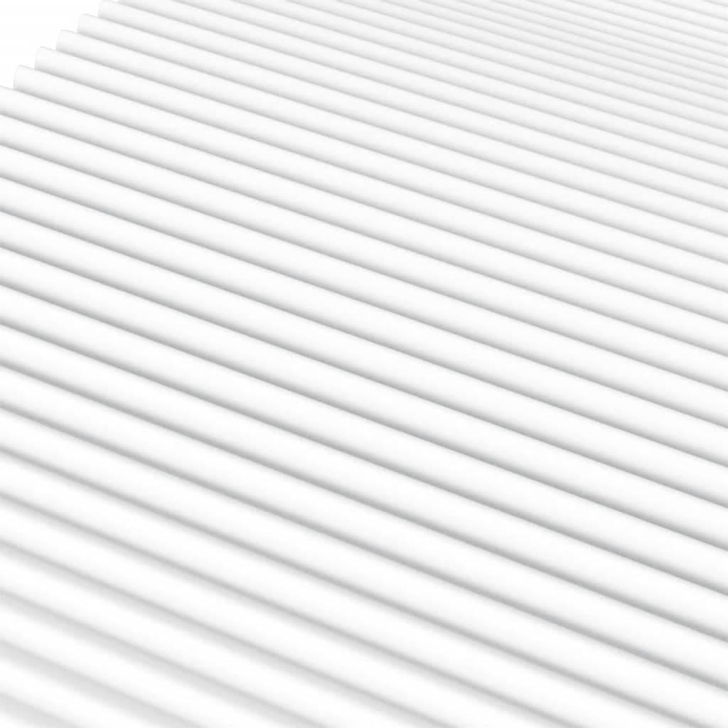 Materasso in Schiuma Bianco 140x190 cm Durezza H2 H3