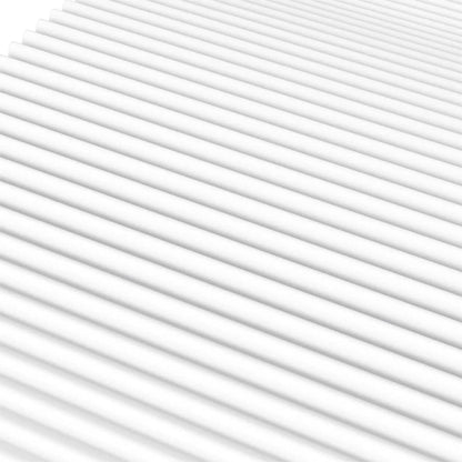 Materasso in Schiuma Bianco 140x200 cm Durezza H2 H3