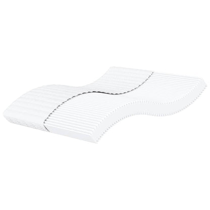 Materasso in Schiuma Bianco 160x200 cm Durezza H2 H3