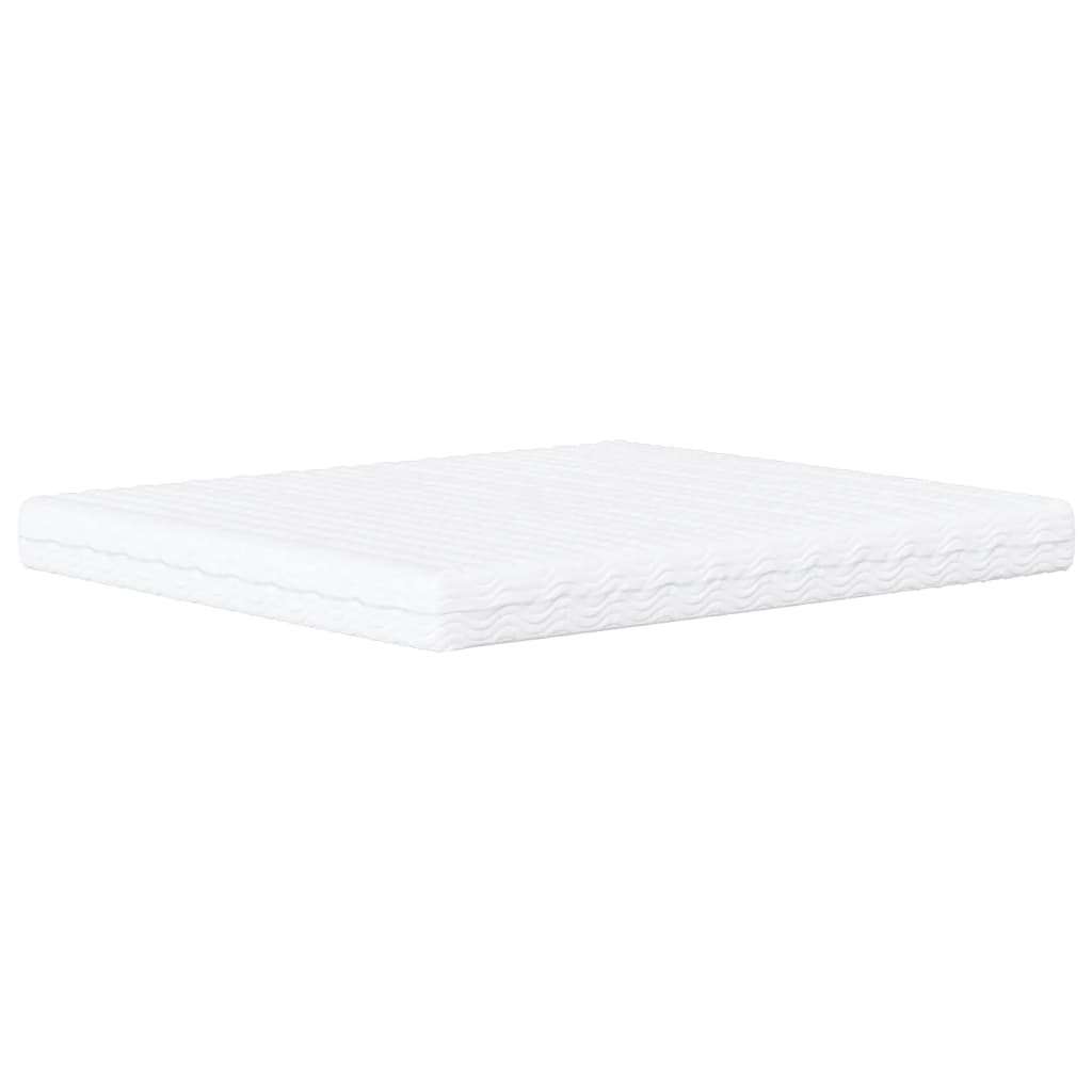 Materasso in Schiuma Bianco 160x200 cm Durezza H2 H3