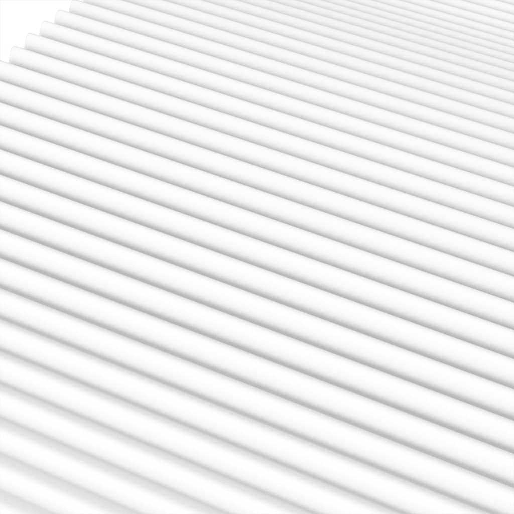 Materasso in Schiuma Bianco 160x200 cm Durezza H2 H3