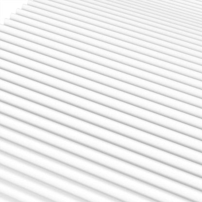 Materasso in Schiuma Bianco 160x200 cm Durezza H2 H3