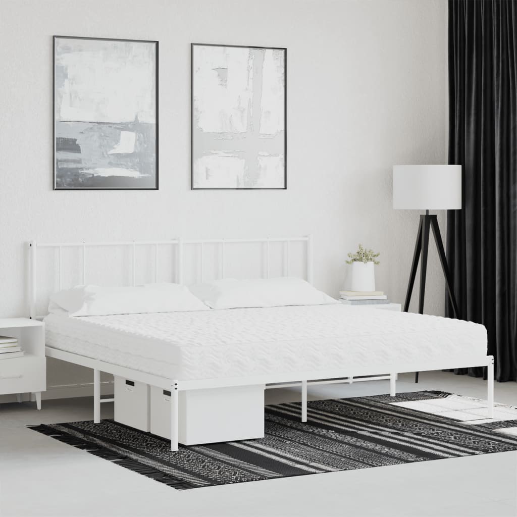 Materasso in Schiuma Bianco 200x200 cm Durezza H2 H3