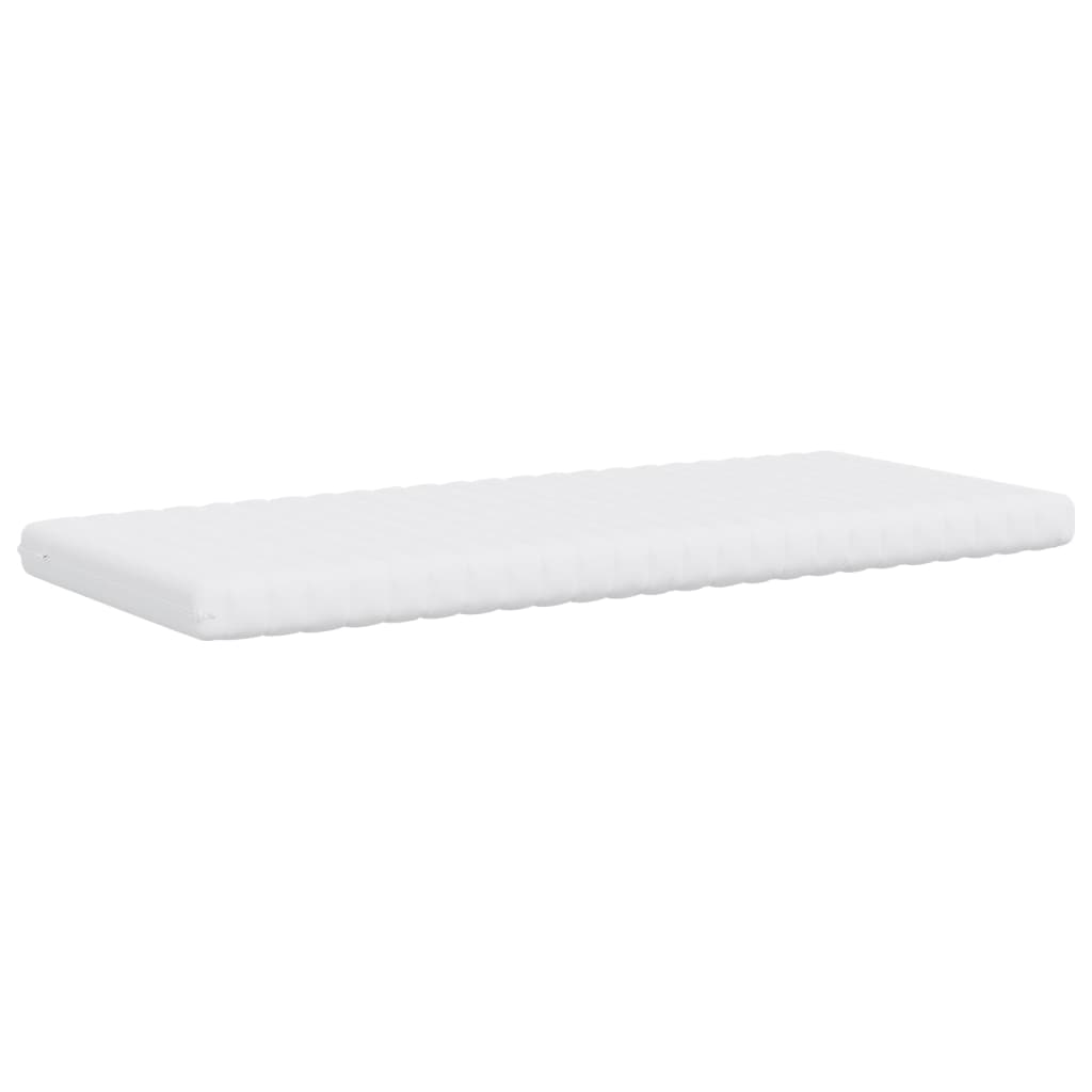 Materasso in Schiuma Bianco 80x200 cm 7 Zone Durezza 20 ILD