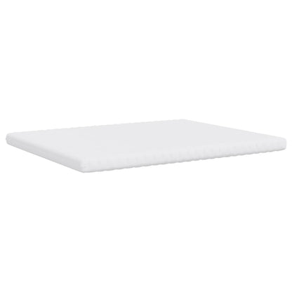 Materasso in Schiuma Bianco 160x200 cm 7 Zone Durezza 20 ILD
