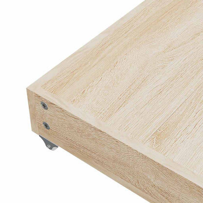 Cassetti da Letto 2pz Blu in Legno Multistrato e Velluto - homemem39