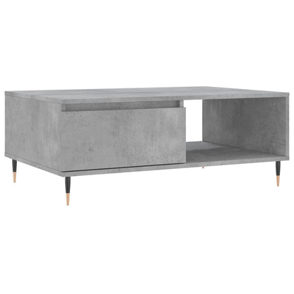 Tavolino da Salotto Grigio Cemento 90x60x35cm Legno Multistrato | homemem39