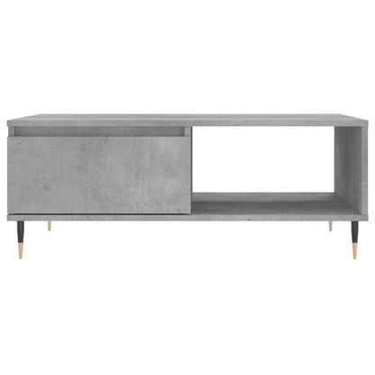 Tavolino da Salotto Grigio Cemento 90x60x35cm Legno Multistrato | homemem39
