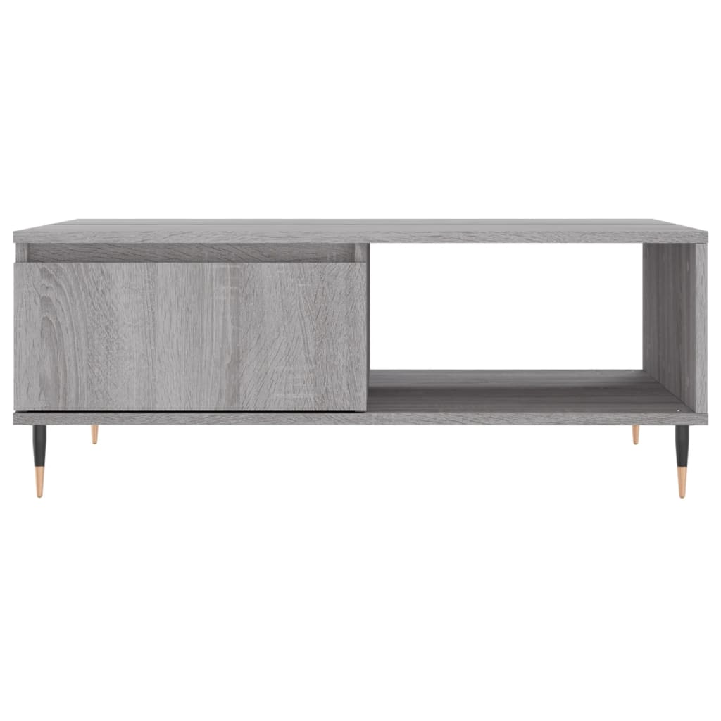 Tavolino da Salotto Grigio Sonoma 90x60x35 cm Legno Multistrato | homemem39