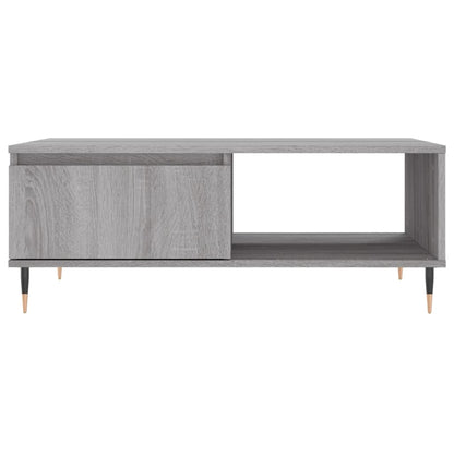 Tavolino da Salotto Grigio Sonoma 90x60x35 cm Legno Multistrato