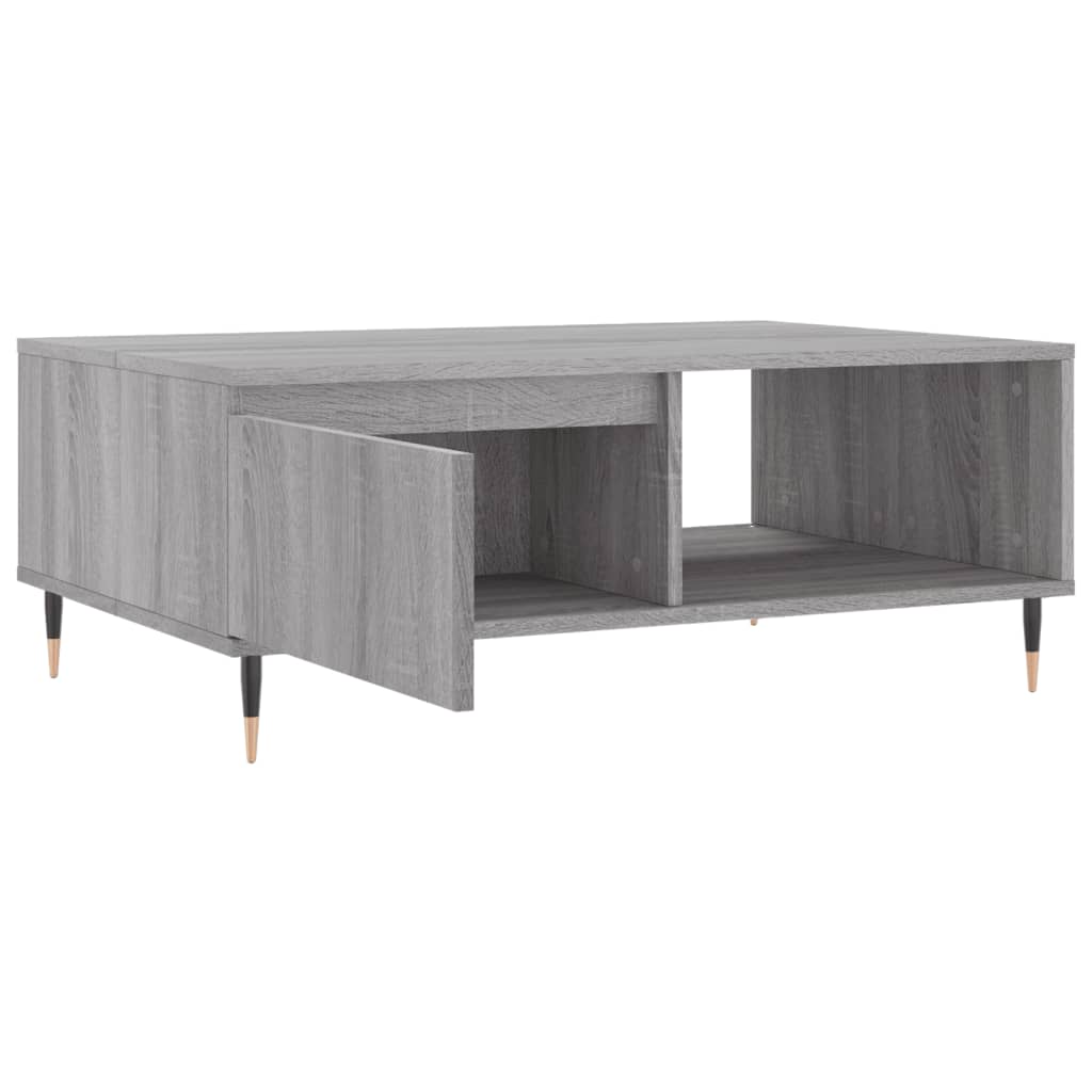 Tavolino da Salotto Grigio Sonoma 90x60x35 cm Legno Multistrato | homemem39