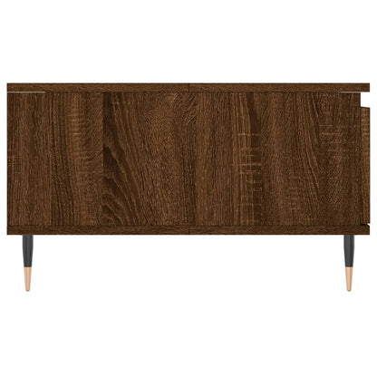 Tavolino da Salotto Rovere Marrone 90x60x35cm Legno Multistrato | homemem39