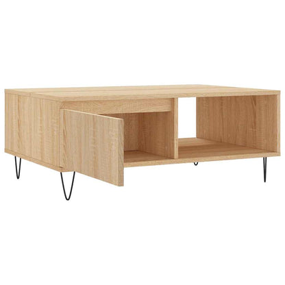 Tavolino da Salotto Rovere Sonoma 90x60x35 cm Legno Multistrato | homemem39