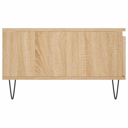 Tavolino da Salotto Rovere Sonoma 90x60x35 cm Legno Multistrato | homemem39