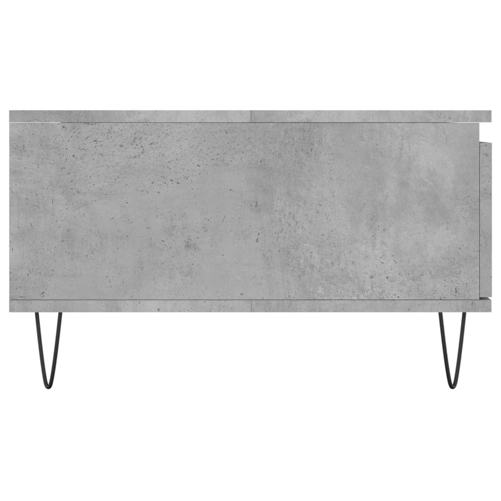 Tavolino da Salotto Grigio Cemento 90x60x35cm Legno Multistrato | homemem39
