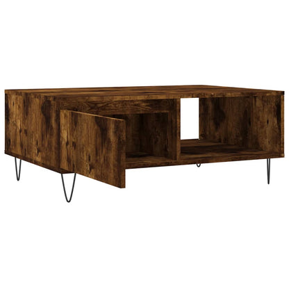 Tavolino da Salotto Rovere Fumo 90x60x35cm in Legno Multistrato | homemem39