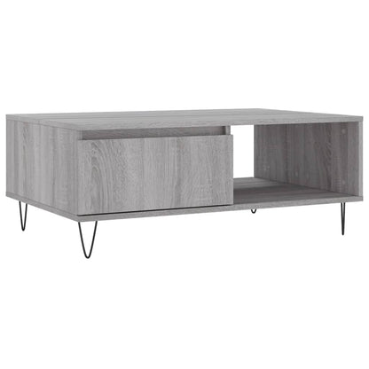 Tavolino da Salotto Grigio Sonoma 90x60x35 cm Legno Multistrato | homemem39