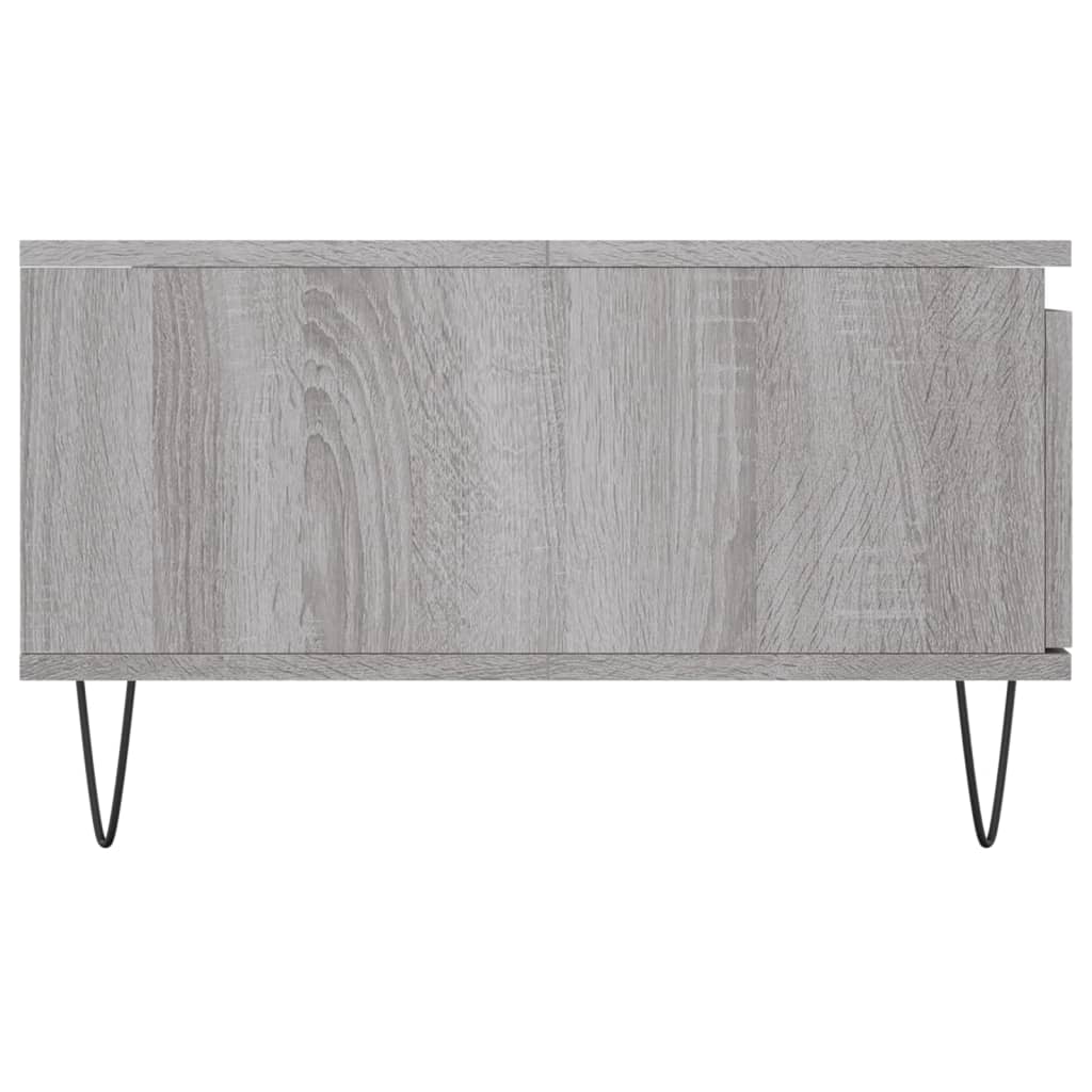 Tavolino da Salotto Grigio Sonoma 90x60x35 cm Legno Multistrato | homemem39