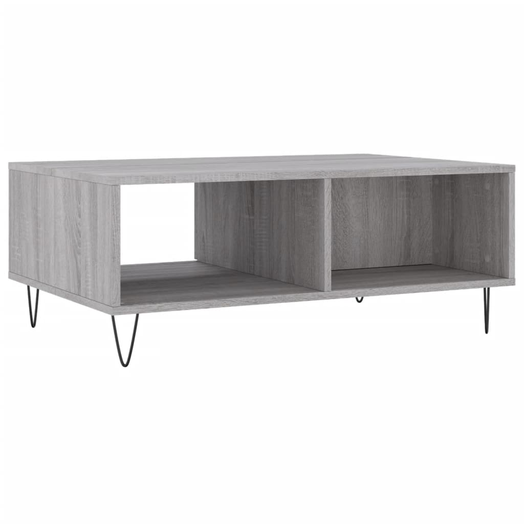Tavolino da Salotto Grigio Sonoma 90x60x35 cm Legno Multistrato | homemem39