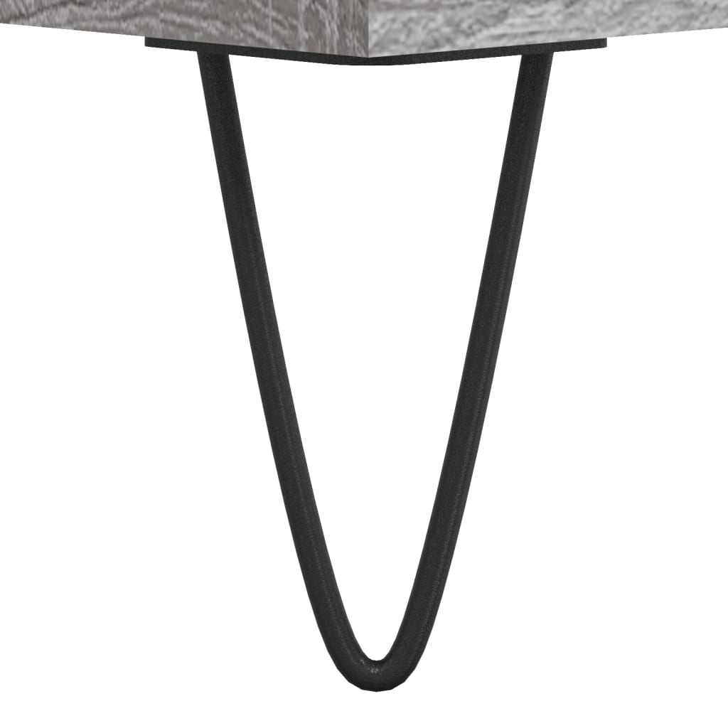Tavolino da Salotto Grigio Sonoma 90x60x35 cm Legno Multistrato