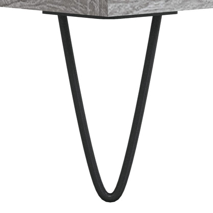 Tavolino da Salotto Grigio Sonoma 90x60x35 cm Legno Multistrato