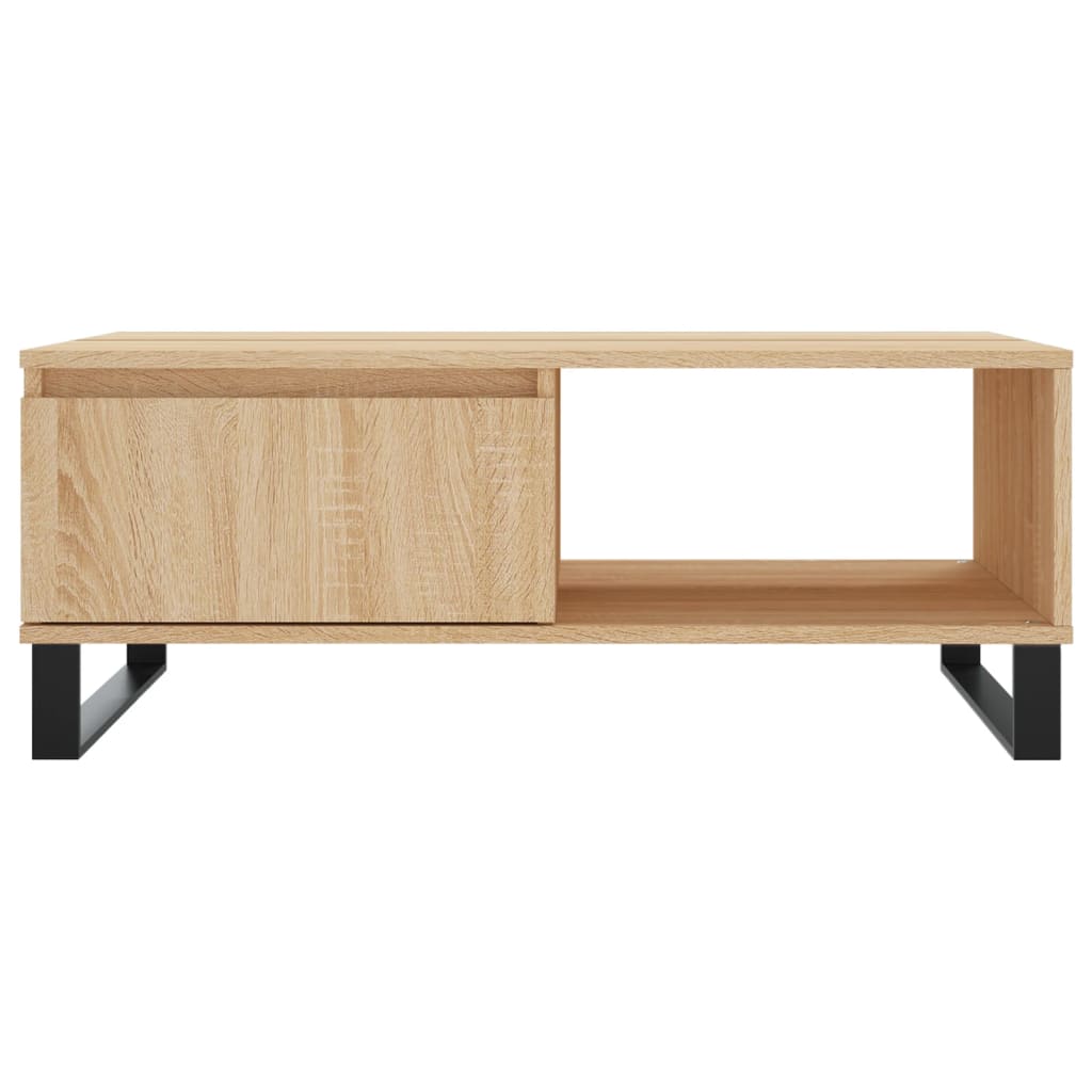 Tavolino da Salotto Rovere Sonoma 90x60x35 cm Legno Multistrato | homemem39