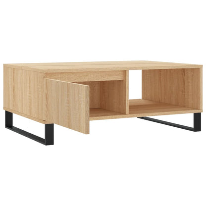 Tavolino da Salotto Rovere Sonoma 90x60x35 cm Legno Multistrato | homemem39