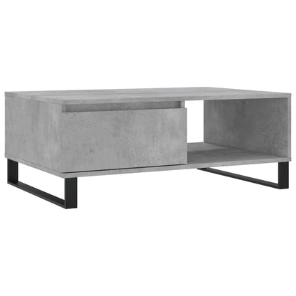Tavolino da Salotto Grigio Cemento 90x60x35cm Legno Multistrato | homemem39