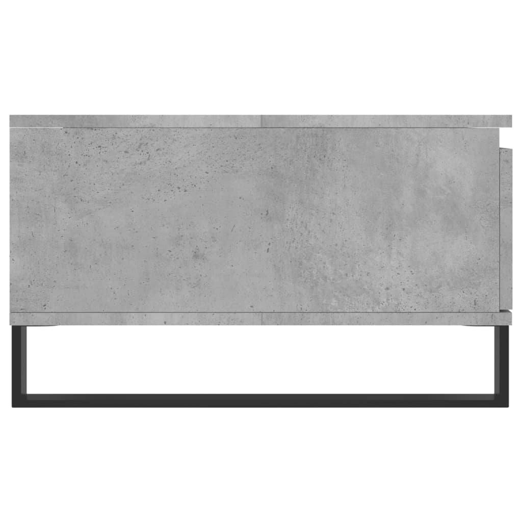 Tavolino da Salotto Grigio Cemento 90x60x35cm Legno Multistrato | homemem39