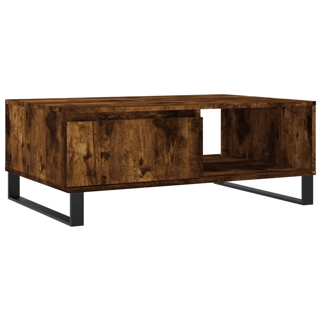 Tavolino da Salotto Rovere Fumo 90x60x35cm in Legno Multistrato | homemem39