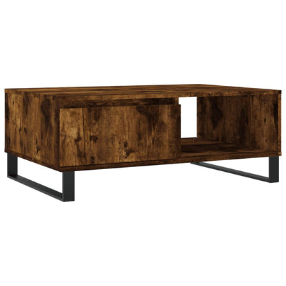 Tavolino da Salotto Rovere Fumo 90x60x35cm in Legno Multistrato | homemem39