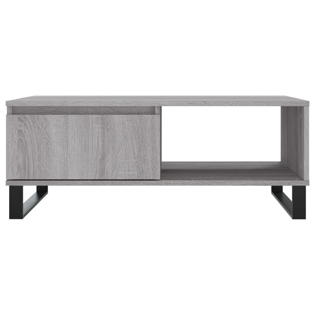 Tavolino da Salotto Grigio Sonoma 90x60x35 cm Legno Multistrato | homemem39