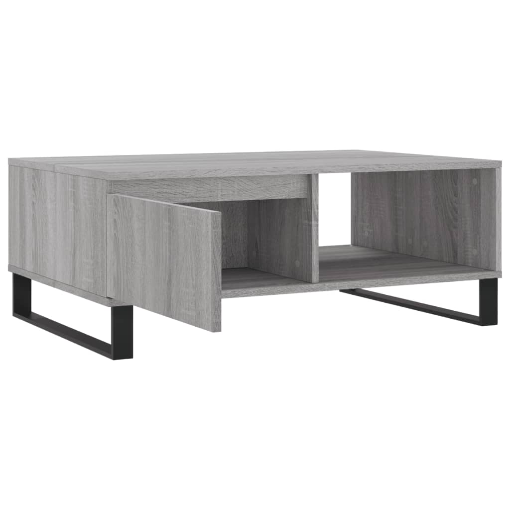 Tavolino da Salotto Grigio Sonoma 90x60x35 cm Legno Multistrato | homemem39