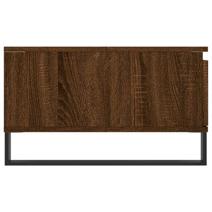 Tavolino da Salotto Rovere Marrone 90x60x35cm Legno Multistrato | homemem39