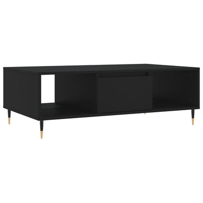 Tavolino da Salotto Nero 104x60x35 cm in Legno Multistrato | homemem39