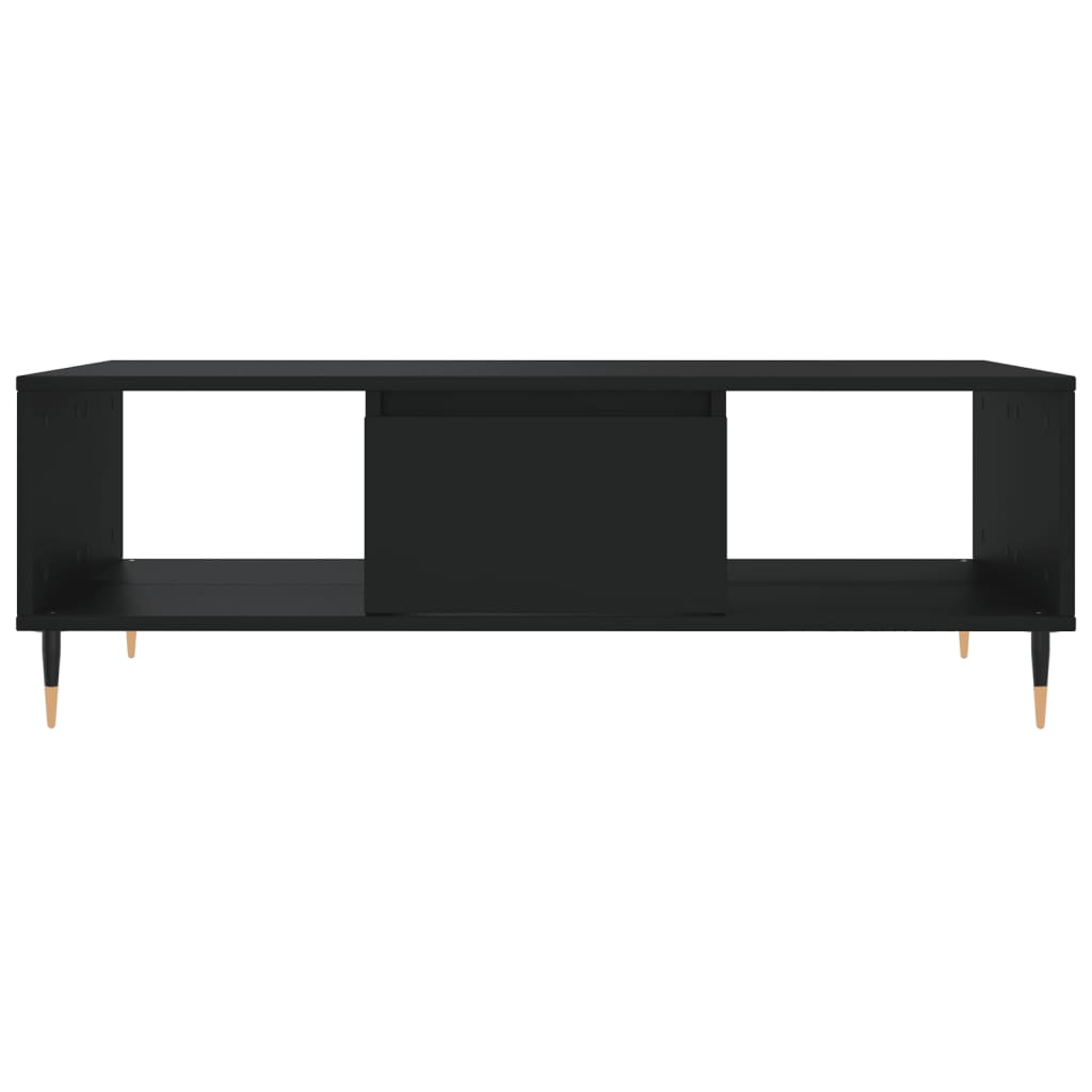 Tavolino da Salotto Nero 104x60x35 cm in Legno Multistrato | homemem39