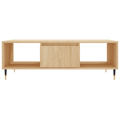 Tavolino da Salotto Rovere Sonoma 104x60x35cm Legno Multistrato | homemem39