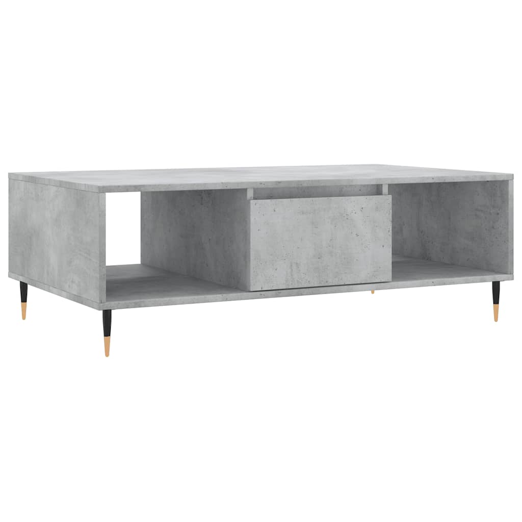 Tavolino Salotto Grigio Cemento 104x60x35 cm Legno Multistrato | homemem39