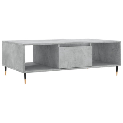 Tavolino Salotto Grigio Cemento 104x60x35 cm Legno Multistrato | homemem39