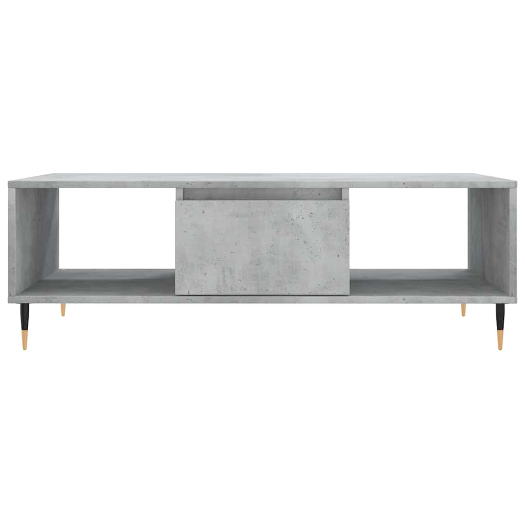 Tavolino Salotto Grigio Cemento 104x60x35 cm Legno Multistrato | homemem39
