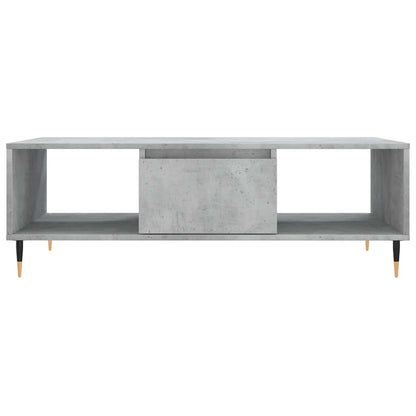 Tavolino Salotto Grigio Cemento 104x60x35 cm Legno Multistrato | homemem39