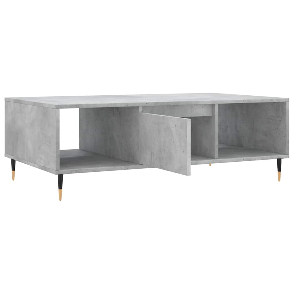 Tavolino Salotto Grigio Cemento 104x60x35 cm Legno Multistrato | homemem39