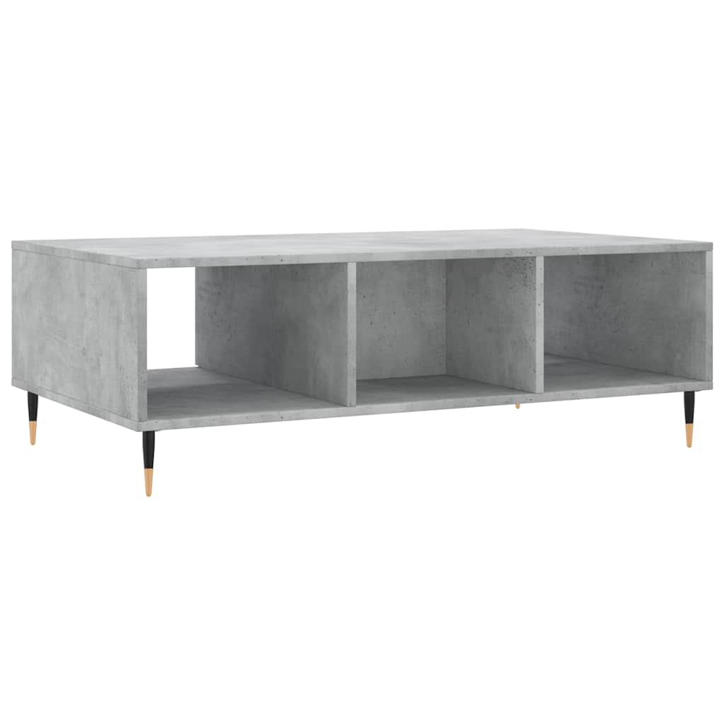 Tavolino Salotto Grigio Cemento 104x60x35 cm Legno Multistrato | homemem39