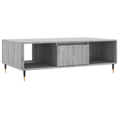 Tavolino da Salotto Grigio Sonoma 104x60x35cm Legno Multistrato | homemem39