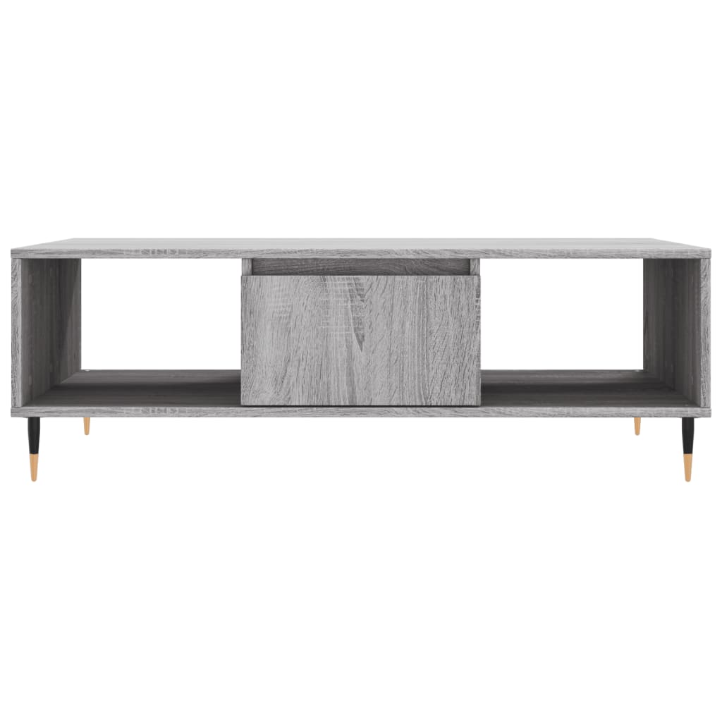 Tavolino da Salotto Grigio Sonoma 104x60x35cm Legno Multistrato | homemem39