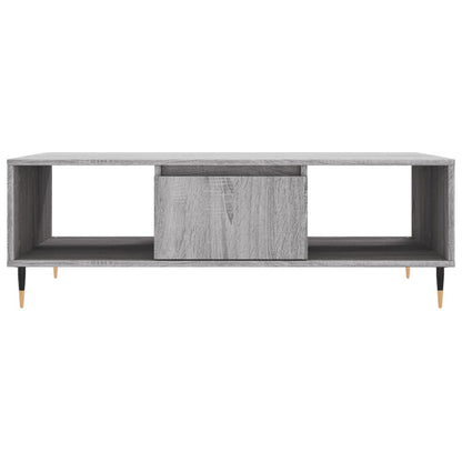 Tavolino da Salotto Grigio Sonoma 104x60x35cm Legno Multistrato | homemem39