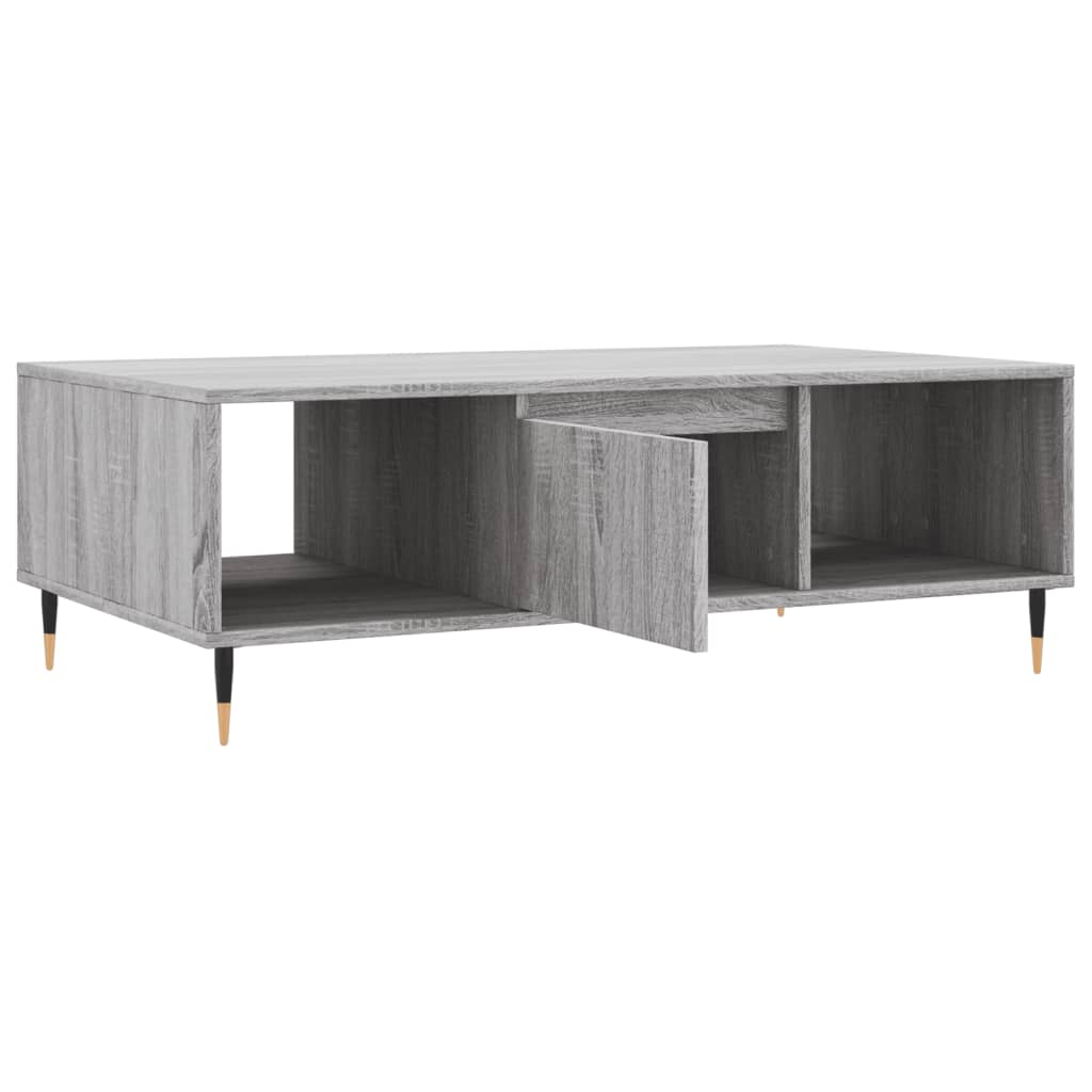 Tavolino da Salotto Grigio Sonoma 104x60x35cm Legno Multistrato | homemem39