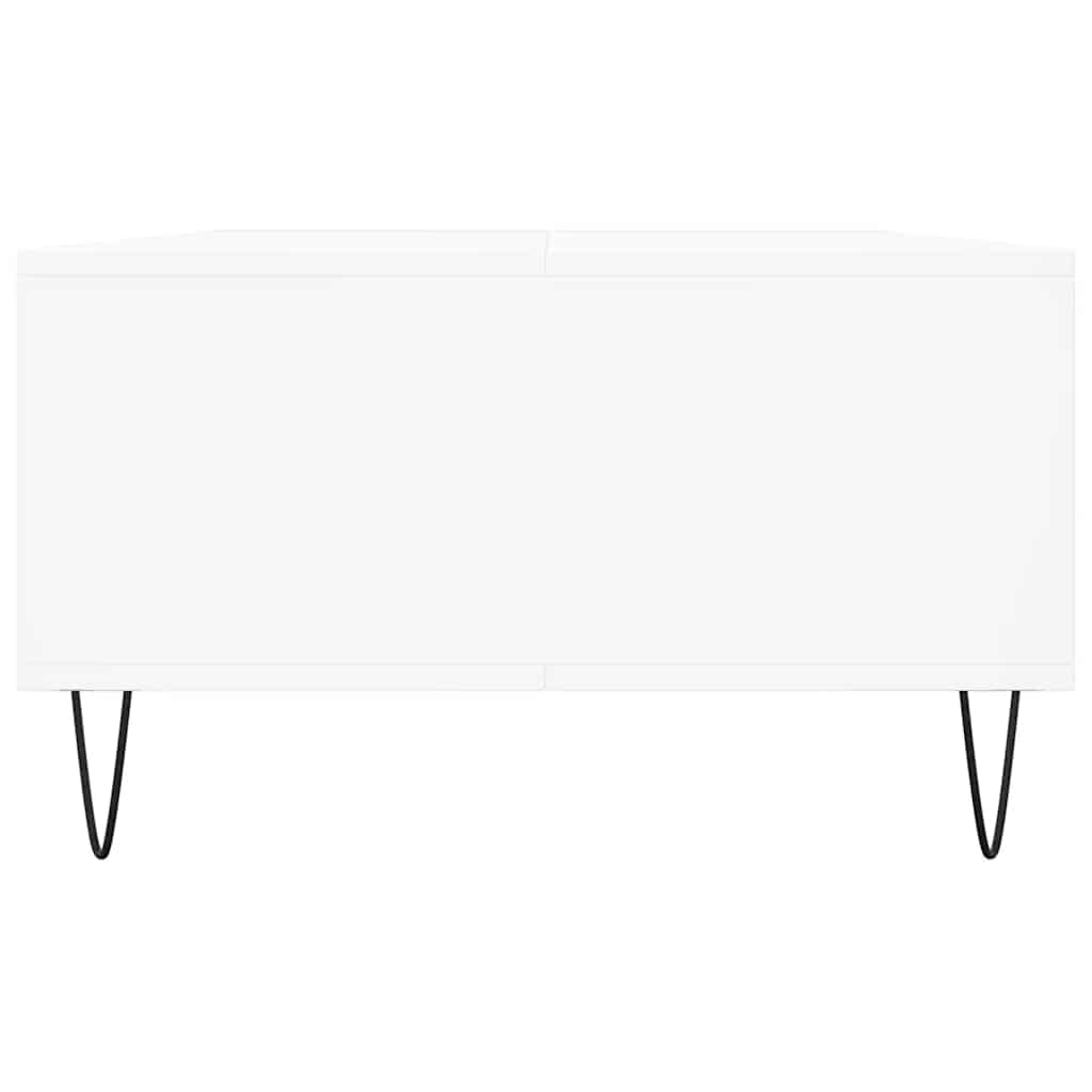 Tavolino da Salotto Bianco 104x60x35 cm in Legno Multistrato | homemem39