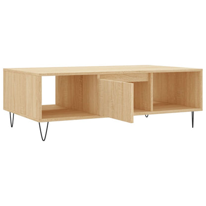 Tavolino da Salotto Rovere Sonoma 104x60x35cm Legno Multistrato | homemem39
